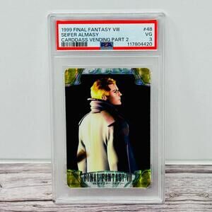 Final Fantasy VIII Seifer Almasy Carddass Part 2 VG Graded Card Japan US Seller